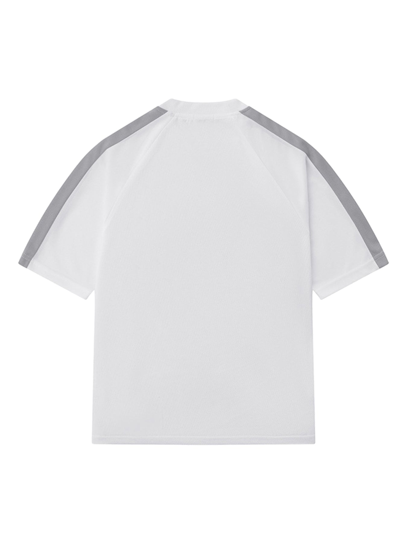 Gothic Font Jersey Street T-Shirt – Casual Color Block Tee for Men and Women