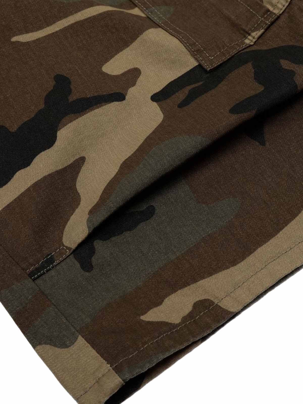 Unisex Camo Cargo Culottes with Utility Pockets – Lightweight Outdoor Pants for Spring/Summer