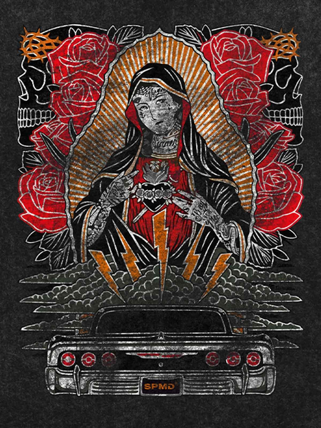 Vintage-Inspired Graphic T-Shirt with Car Illustration – Casual Cotton Streetwear Tee for Spring and Summer