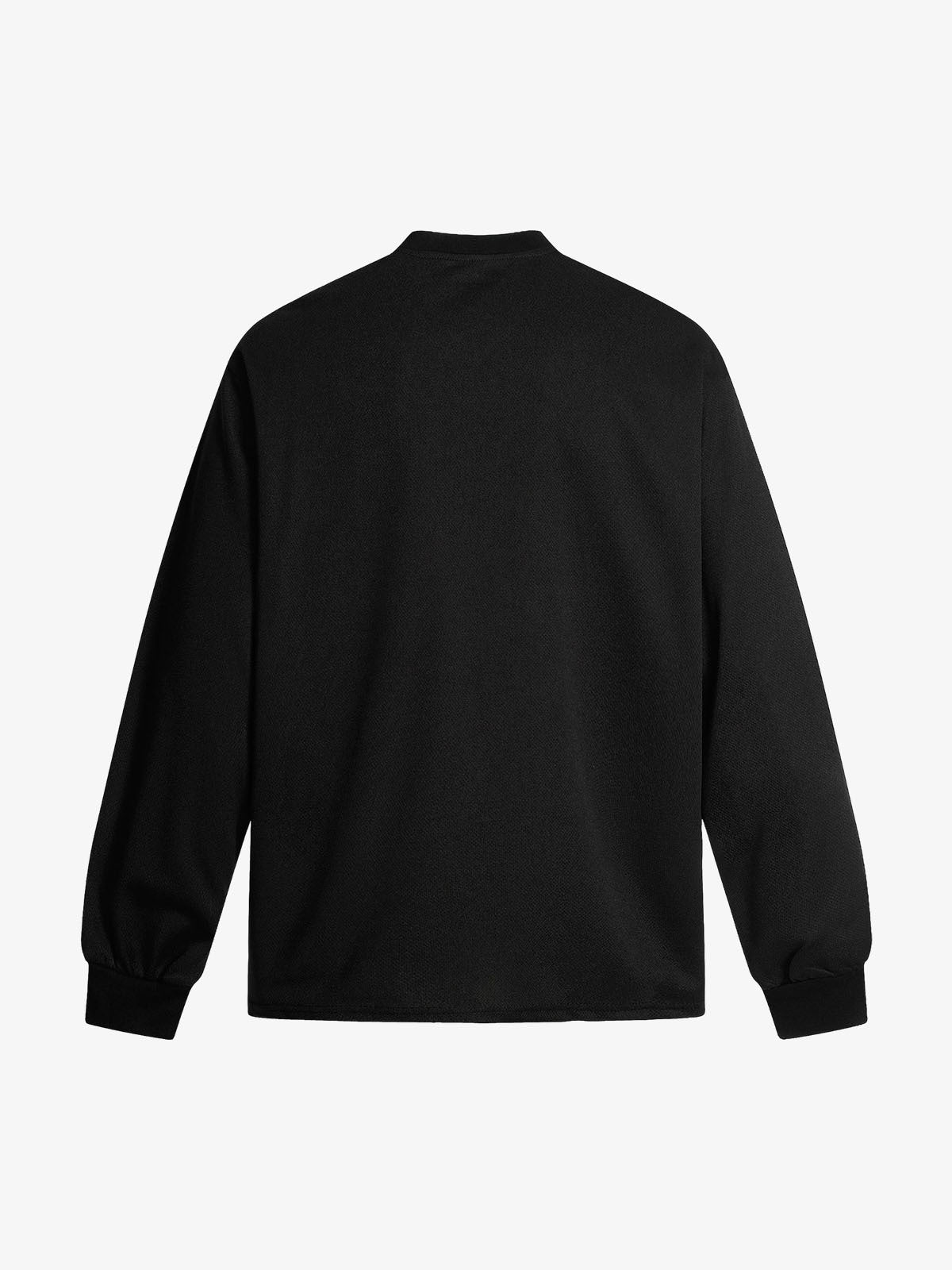 Red Long Sleeve Sports Jersey with Bold Number and Logo – Athletic Team Tee for Fall and Winter