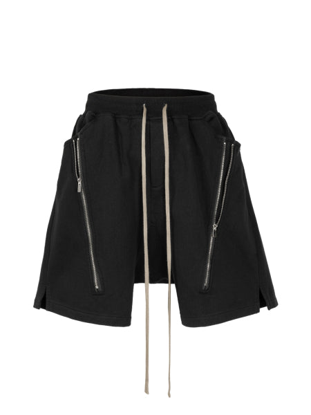 Premium Black Zipper Jacket with Side Pockets – Sleek Urban Style for Men and Women