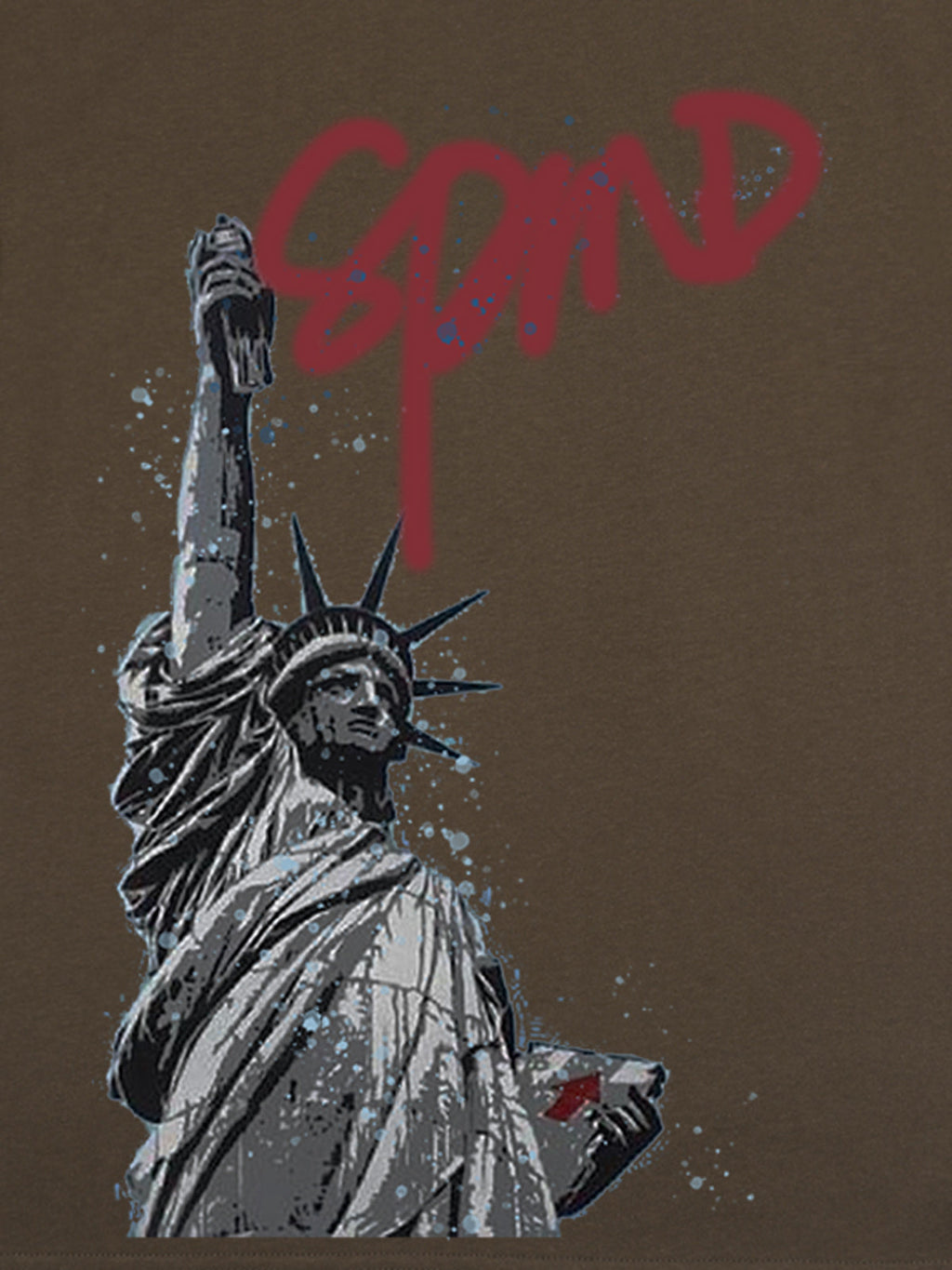 Statue of Liberty Graphic T-Shirt for Men – Casual Streetwear Tee for Spring and Summer