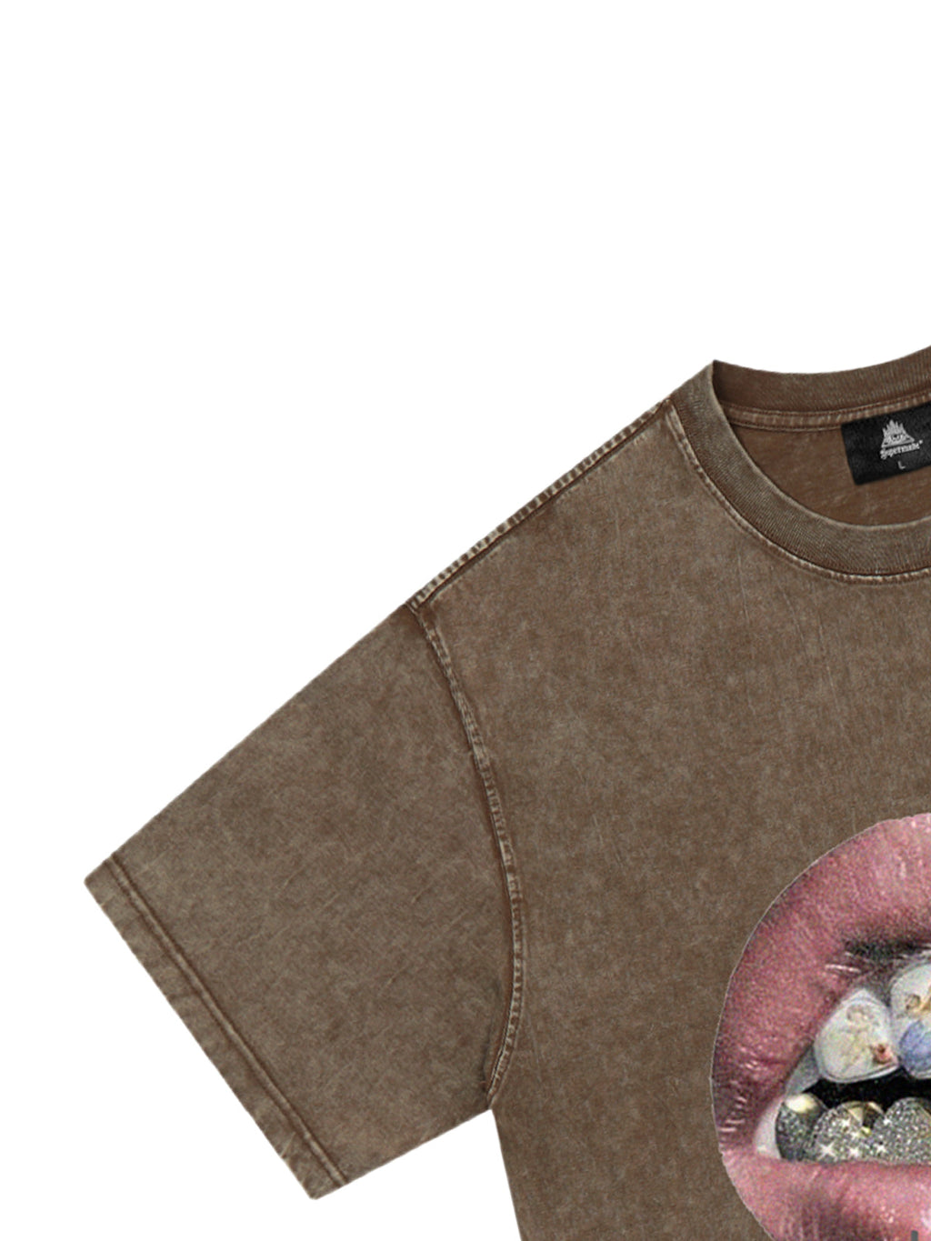 Artistic Lips Graphic T-Shirt – Fashionable Cotton Short-Sleeve Tee for Men and Women