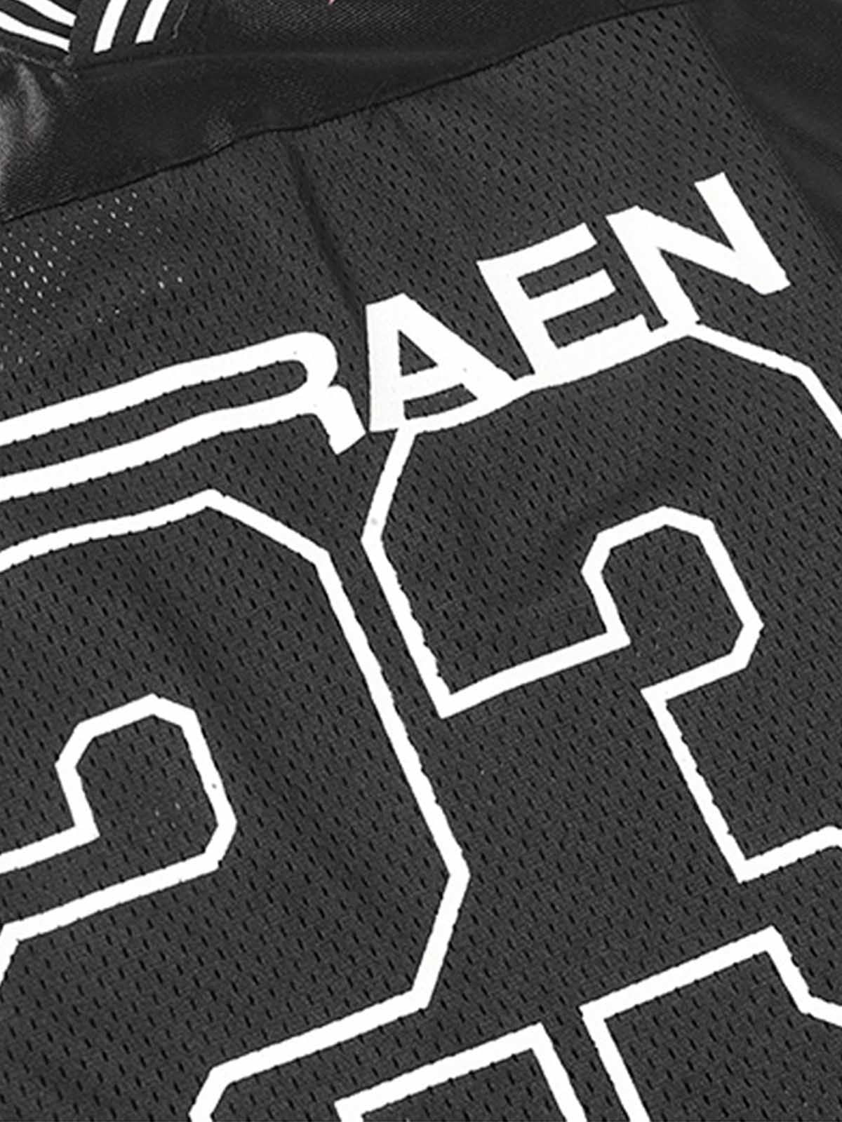 American Retro Stitch Mesh V-Neck No. 23 Sports Jersey – Lightweight Athletic Tee for Men & Women