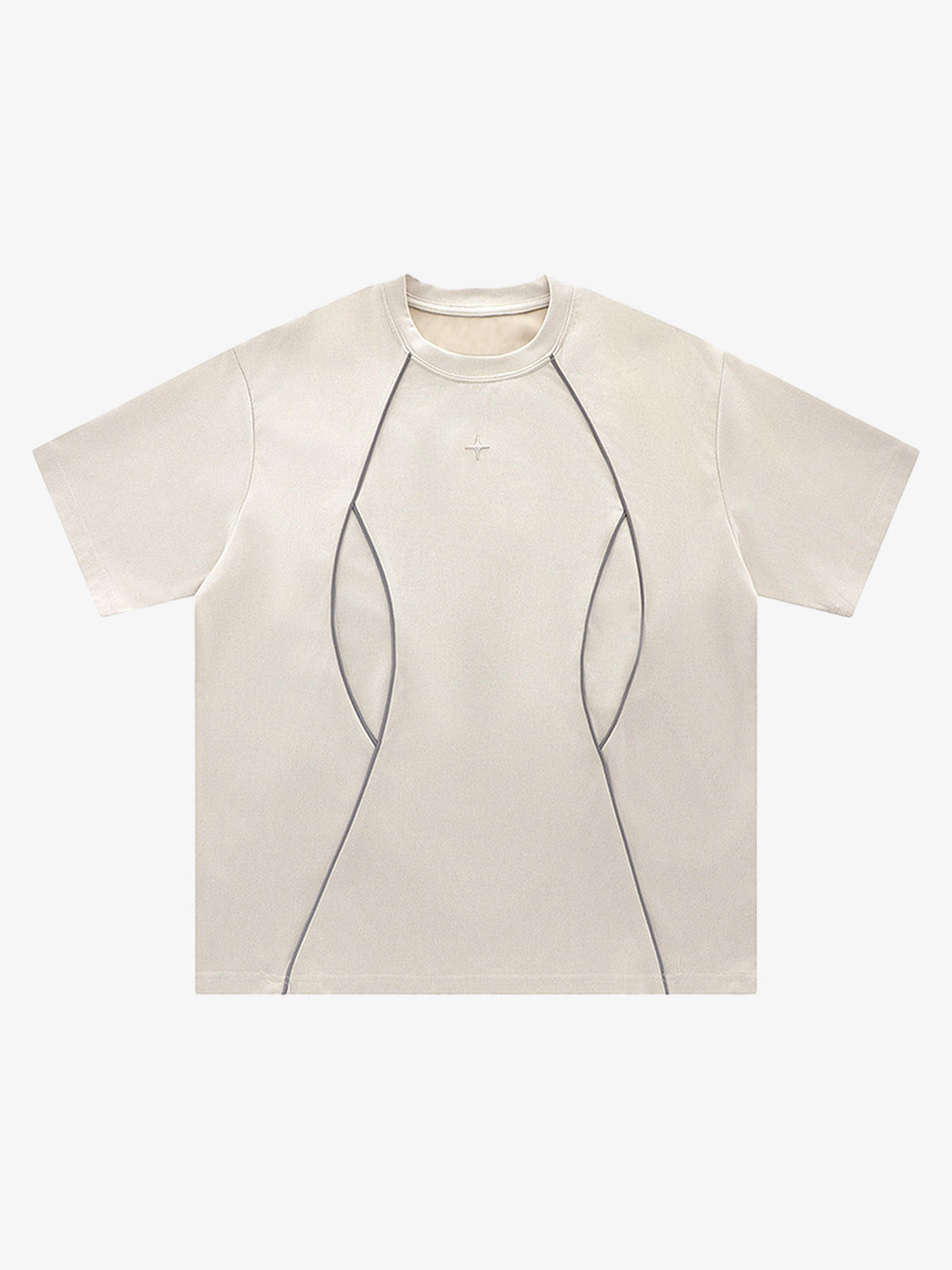 Oversized T-Shirt with Unique Stitching Design – Casual Streetwear Tee for Men