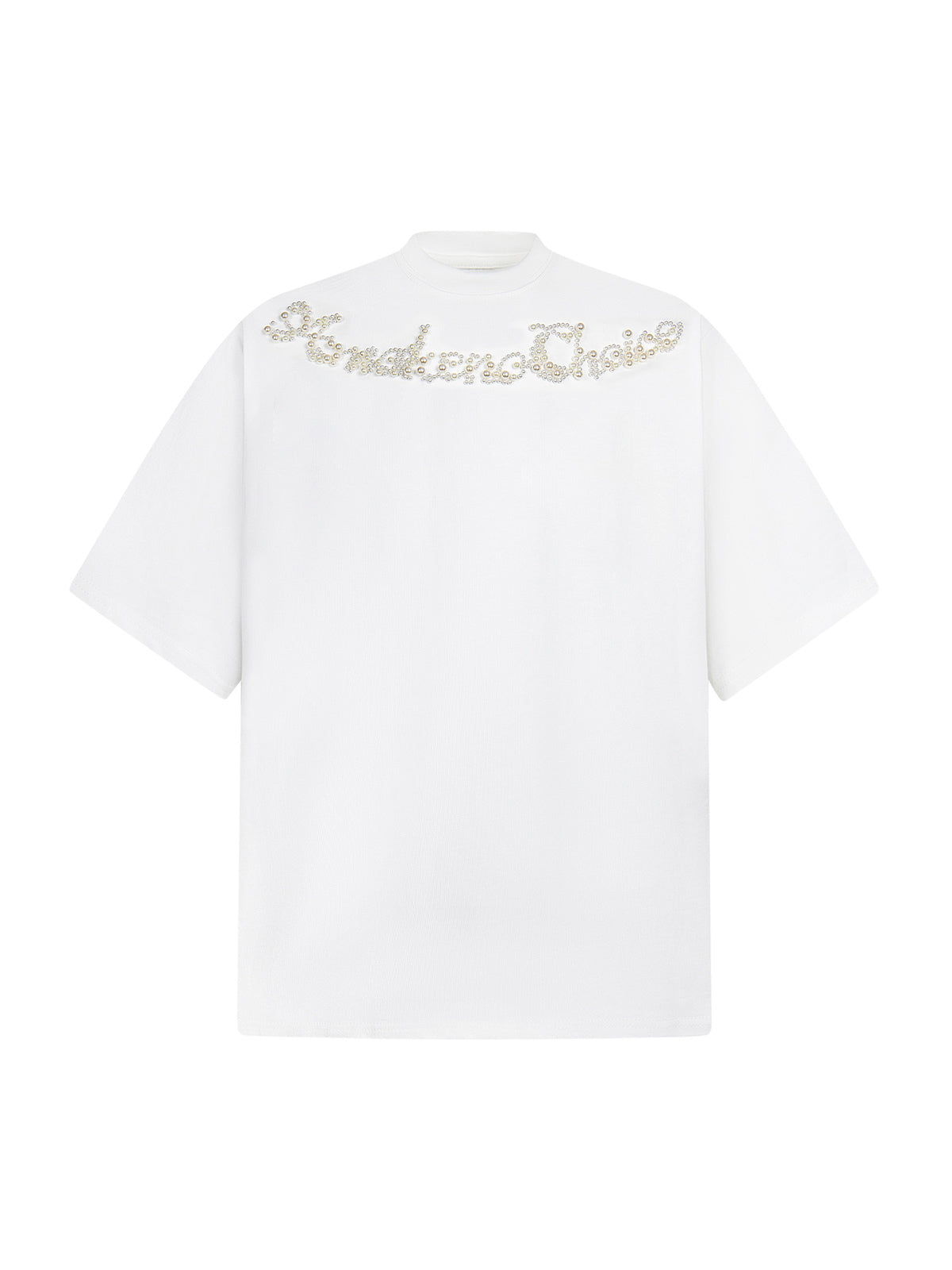 "Endless Choice" Rhinestone Embellished Black T-Shirt – Stylish Cotton Short Sleeve Top for Women