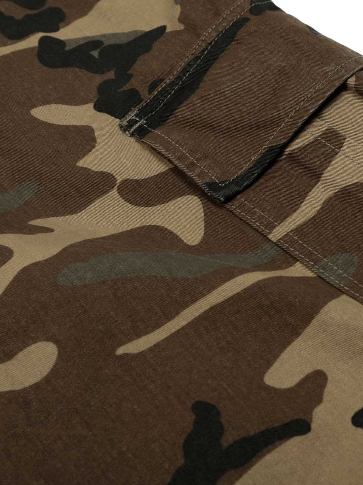Unisex Camo Cargo Culottes with Utility Pockets – Lightweight Outdoor Pants for Spring/Summer